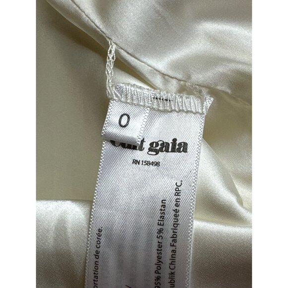 CULT GAIA Serafina Dress in Off White 0 New Womens Mini Halter Beaded - Picture 8 of 15